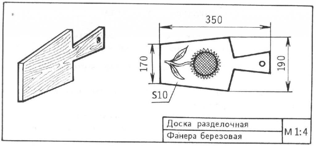 Как сделать разделочную доску из фанеры своими руками