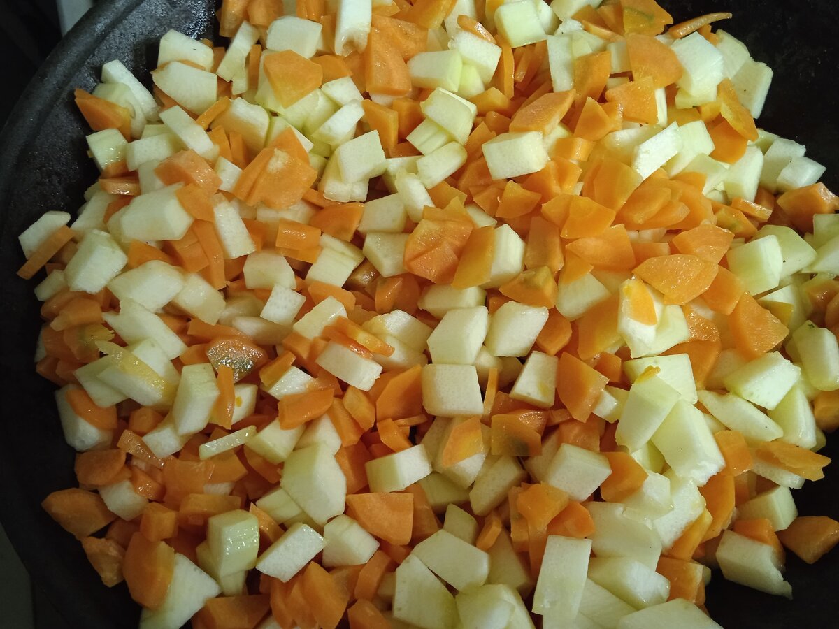 Морковь и кабачок