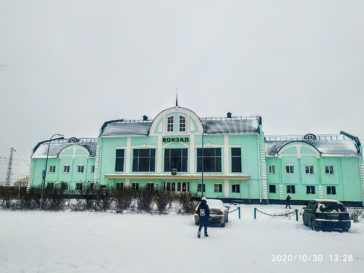 старый вокзал боготол