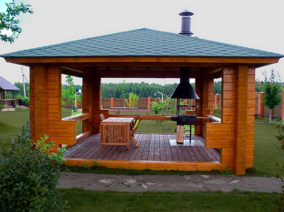 Беседка построенная