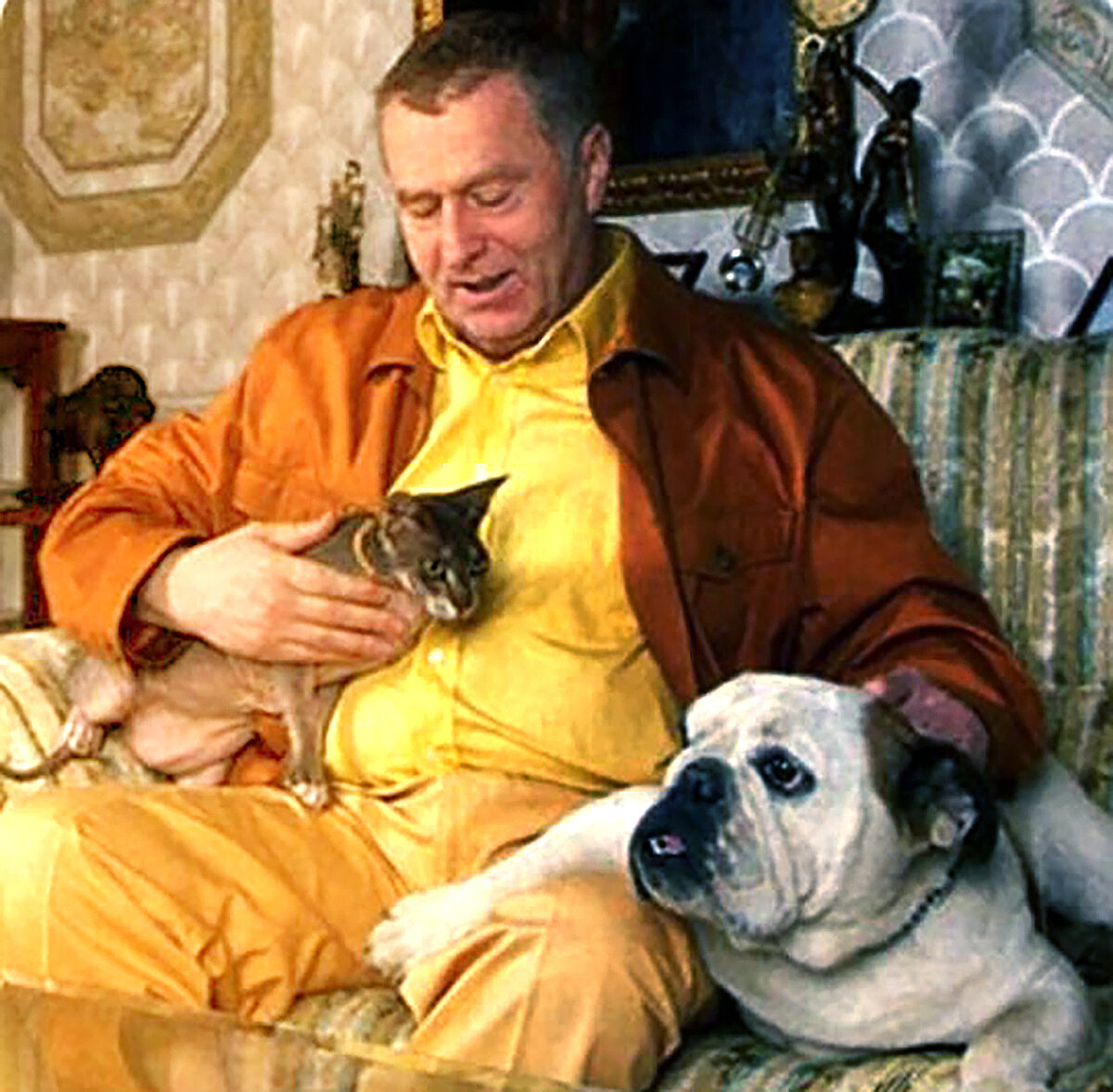 Жириновский с Комодом и Максом, фото-интернет