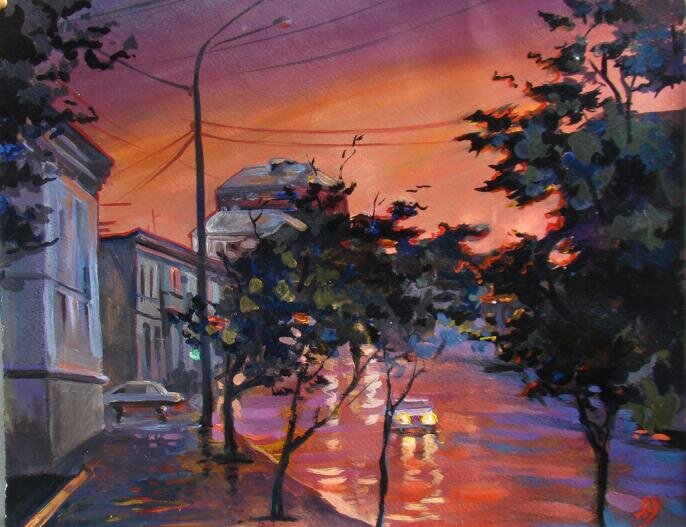 На фото: Работы Эльнары Абдуллаевой.