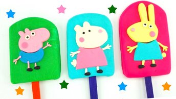 Свинка Пеппа сборник видео - пластилин, игрушки, сюрпризы