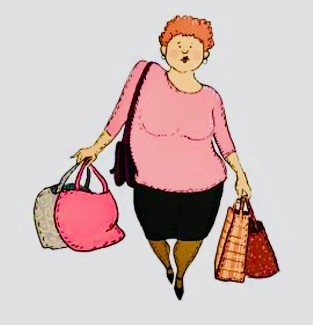 Тетка с сумками