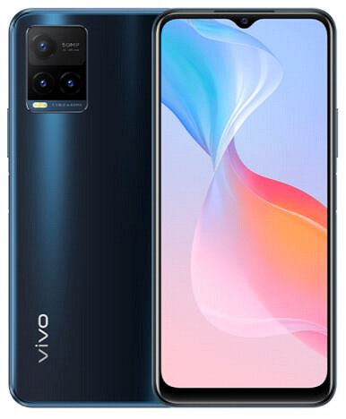 Vivo Y21s в тёмно-синем цвете
