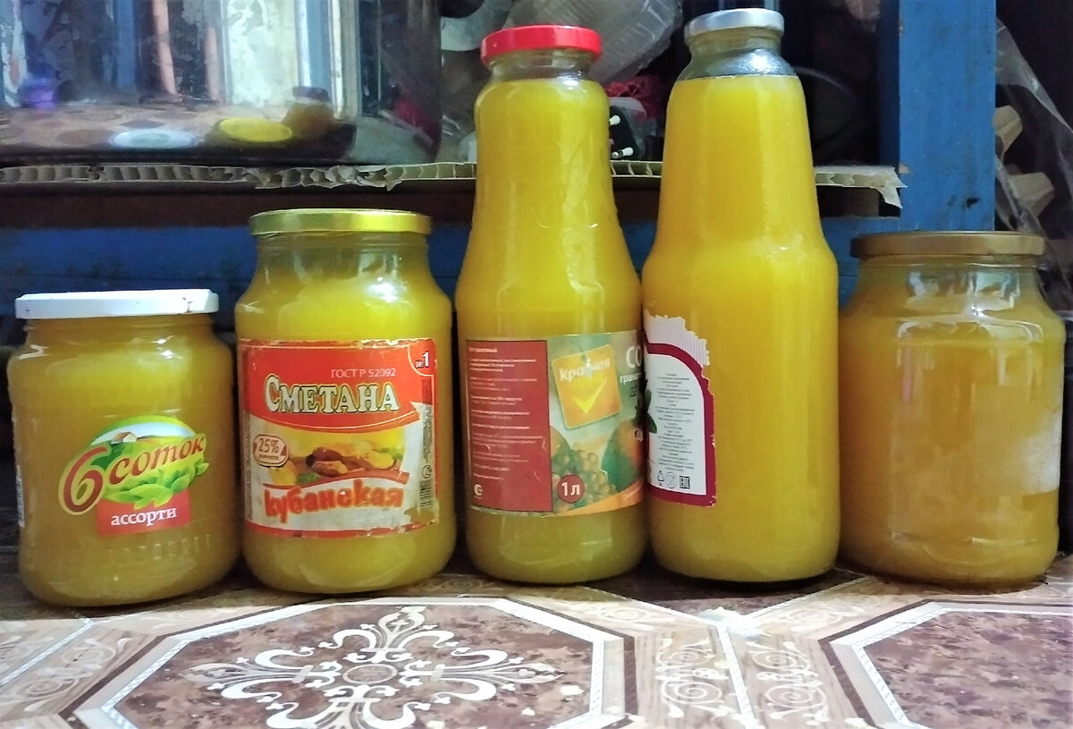 Пять баночек. Но сдается мне, что бутылки не втянули пробки, придется выпить ))