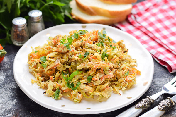 Самая вкусная жареная капуста