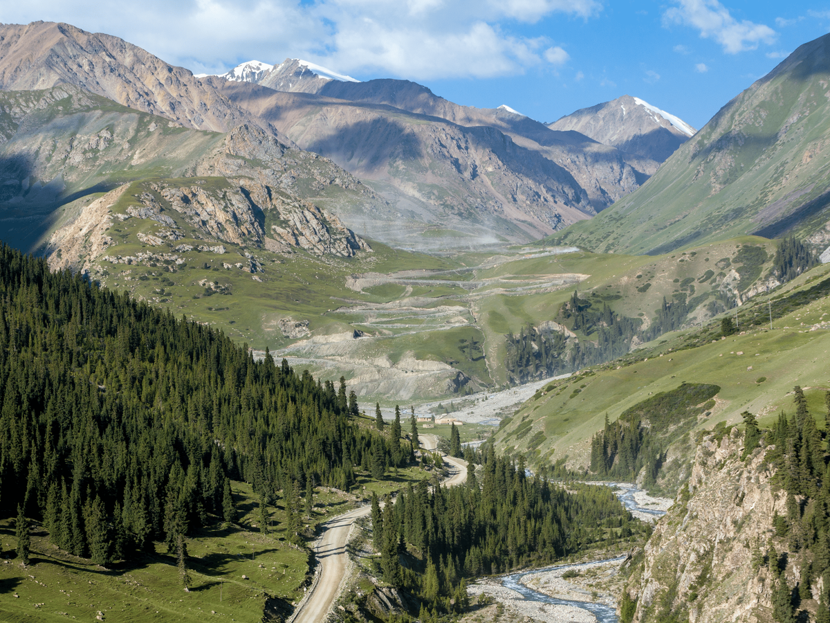 Золотоносные места Киргизии