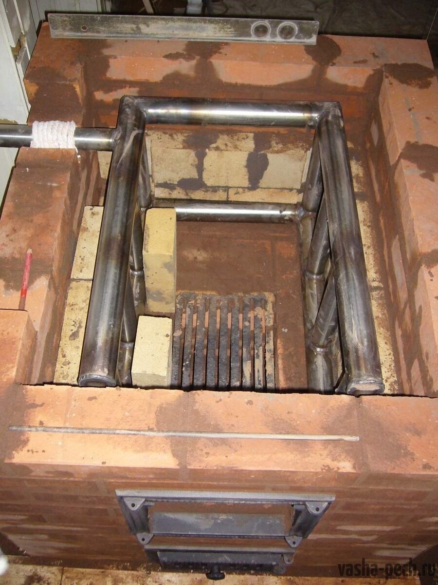 Змеевик в печке для отопления дома