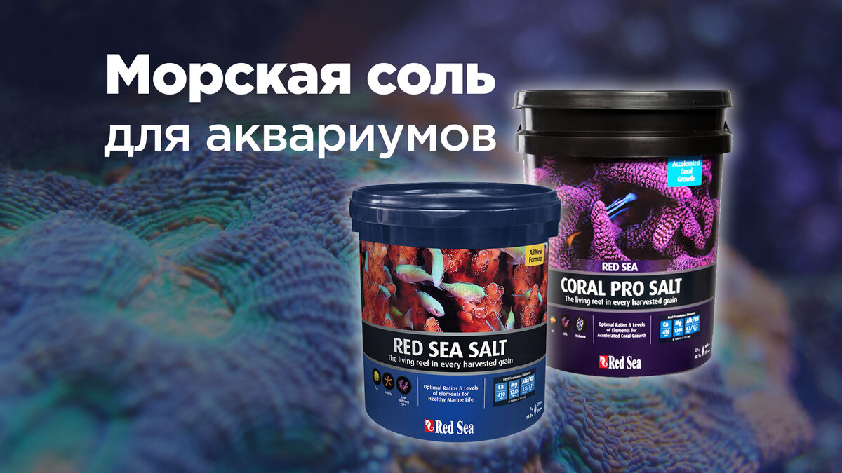 Соль для морских аквариумов от Red Sea