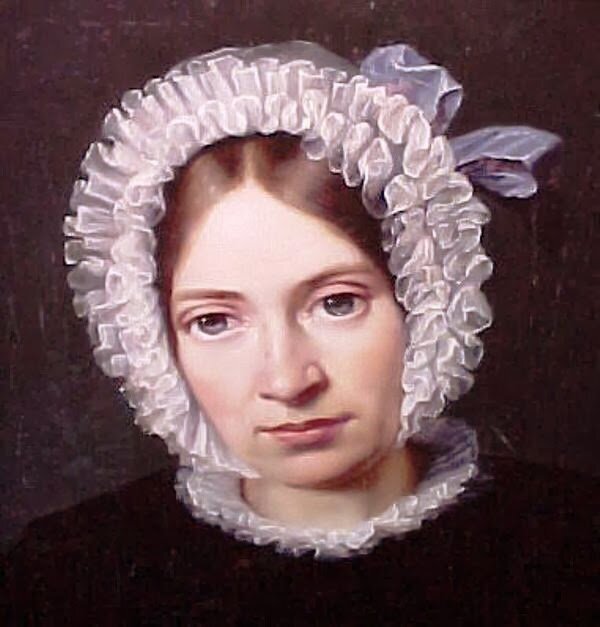 Генриетта Вульф в 24-летнем возрасте. Портрет кисти Адама Мюллера. 1828 г.