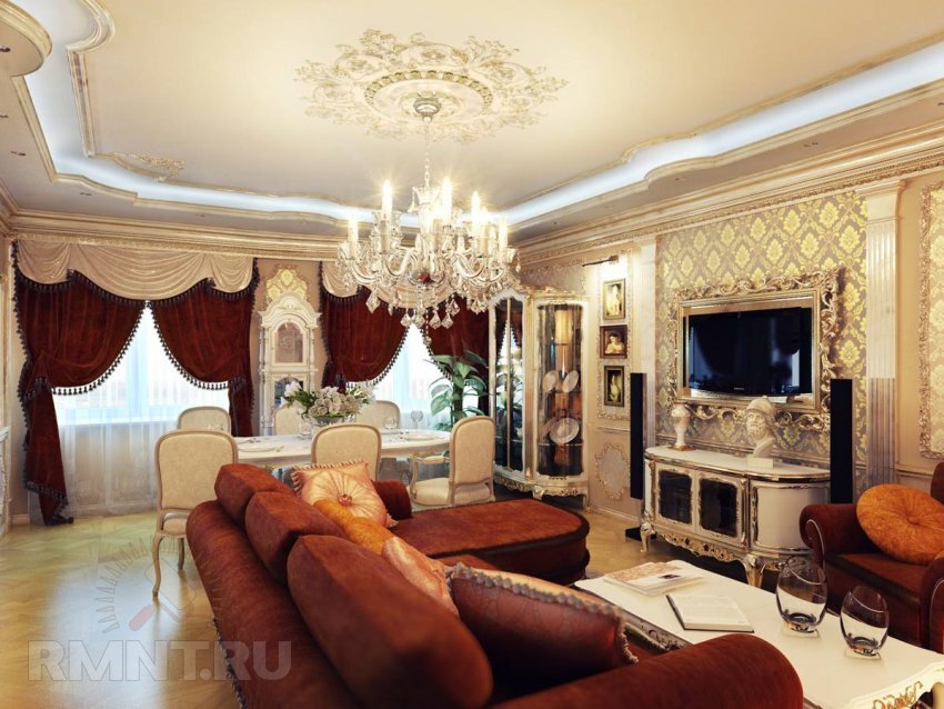 Красивая люстра создаст атмосферу роскоши и элегантности