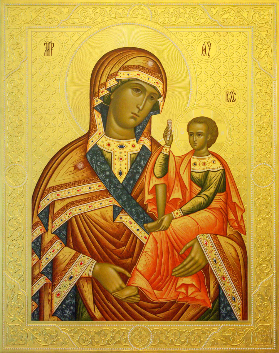 Рукописная икона. Работа мастерской "Палехский Иконостас"