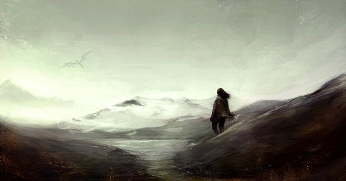 Одинокий Странник в горах