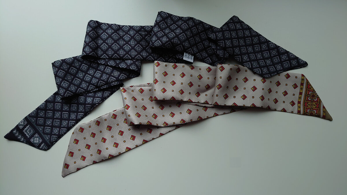 Шарфы-ленты от павловопосадских платков. Фото автора