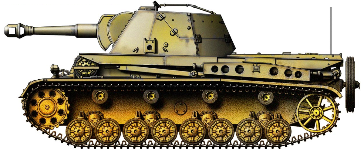 10,5cm leFH/1 L/28 auf Waffentrager GW IVb