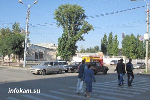    Тополь на углу улиц Пролетарской и Октябрьской