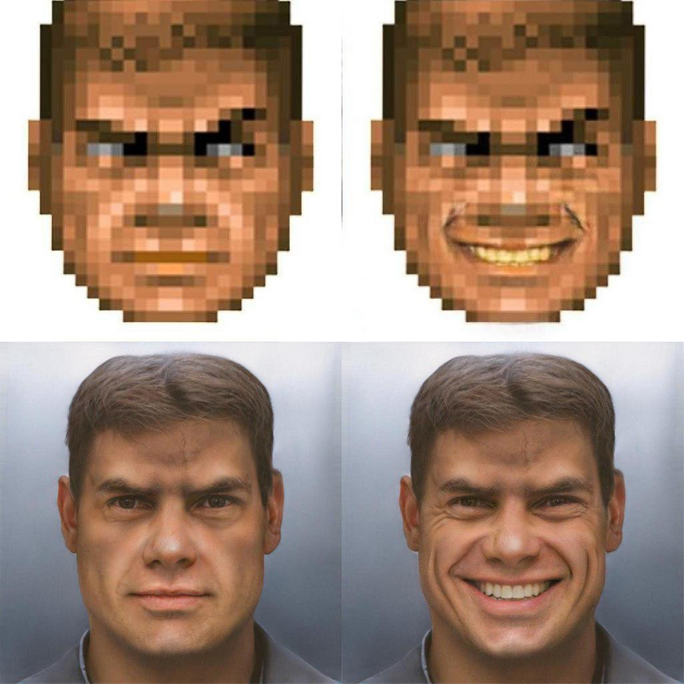 Нейросеть для создания людей по описанию. Doomguy нейросеть.