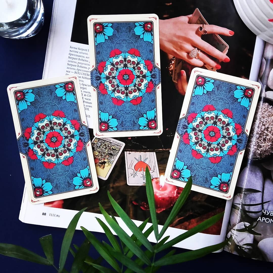 три варианта карт. Нумерация слева направо.