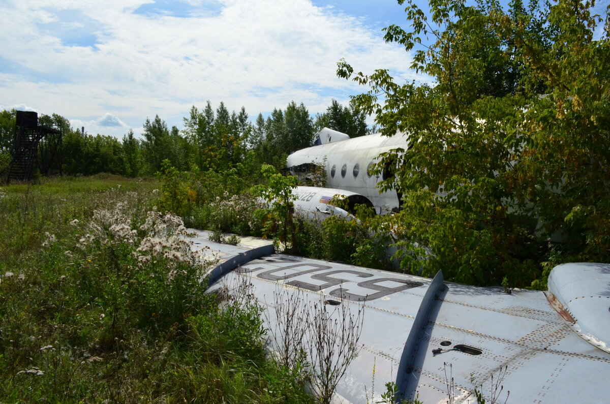 Ту-134 на уфимском полигоне МЧС