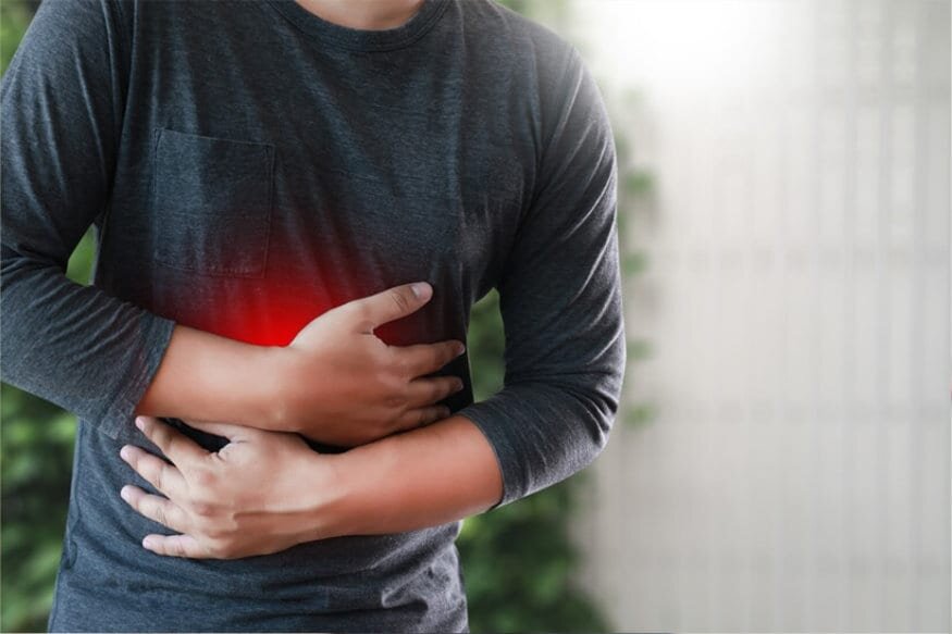   Acid reflux, or gastroesophageal reflux disease (GERD), is a burning sensation between the stomach and neck, as well as a sour taste in the mouth, that occurs when gas from the stomach comes out...