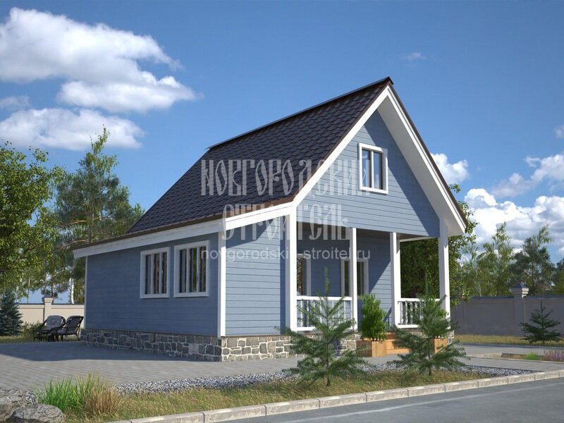 Пристройка имеет собственную односкатную крышу