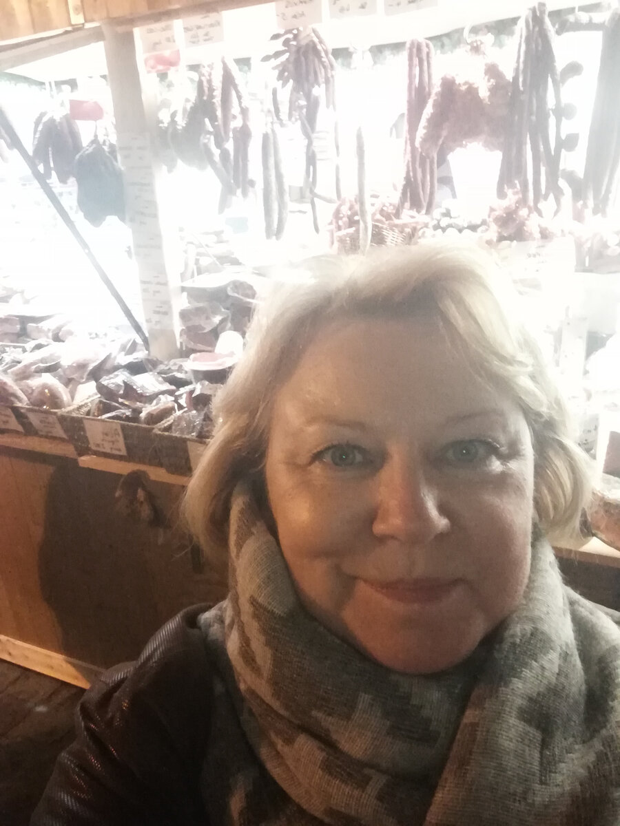 на рождественском базаре