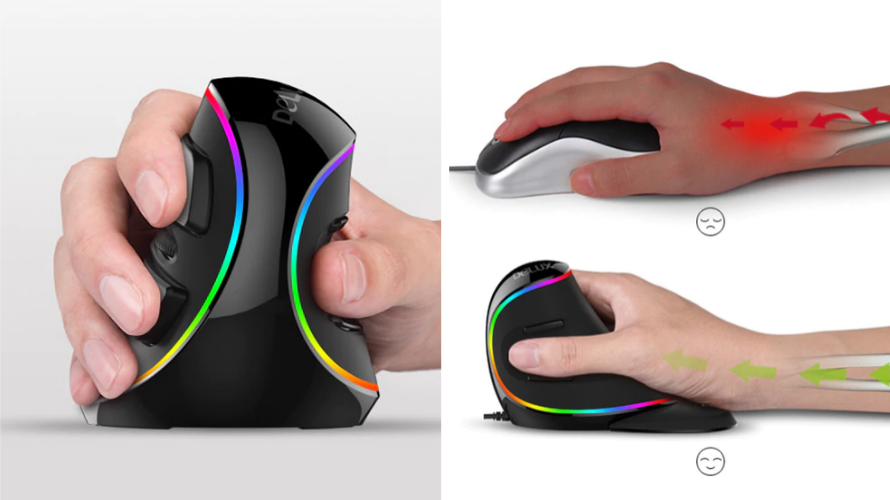 DELUX M618 plus беспроводная (беспроводная мышка), взяты с источника Алиэкспресс 