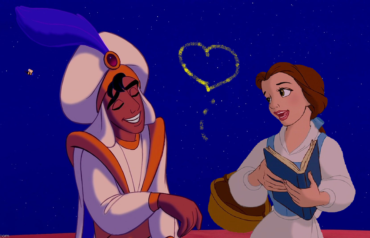 - Аладдин, не кривляйся! Книга не про тебя!