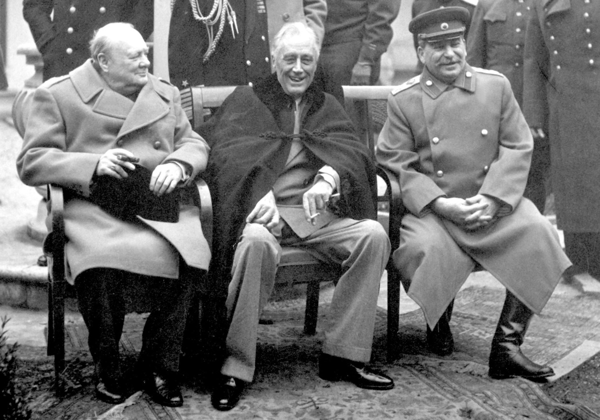 Картина сталин черчилль и рузвельт