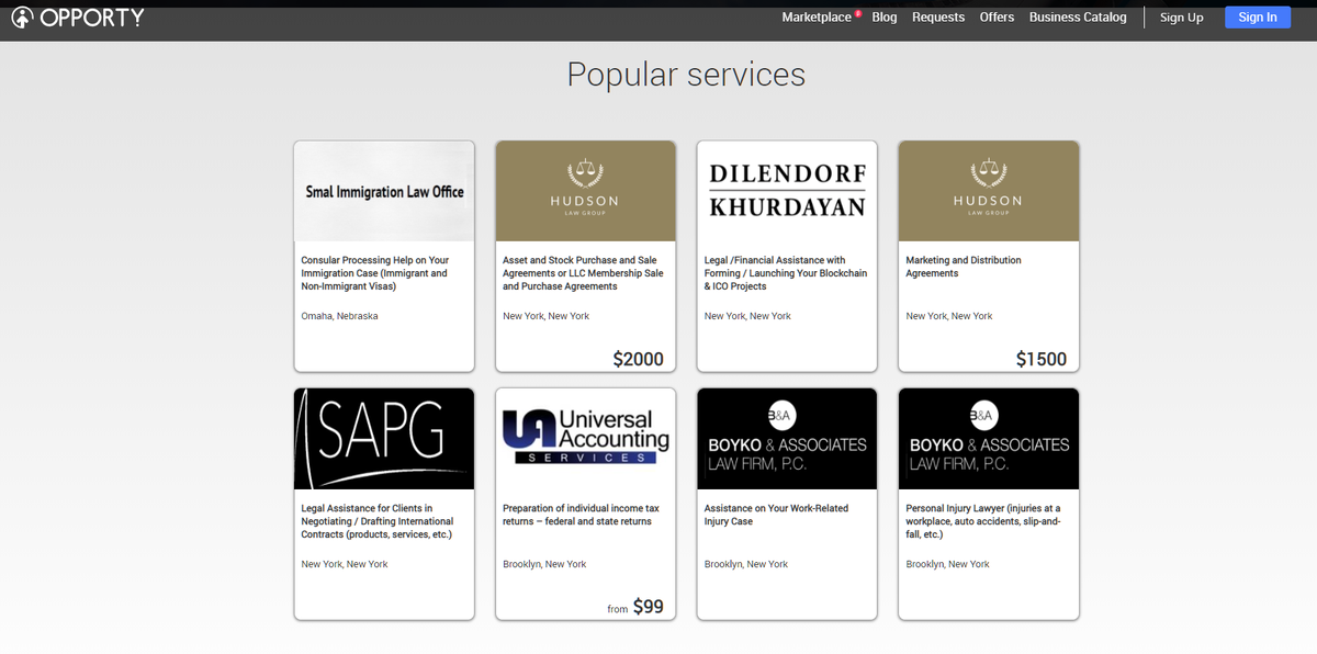 Маркетплейс Opporty