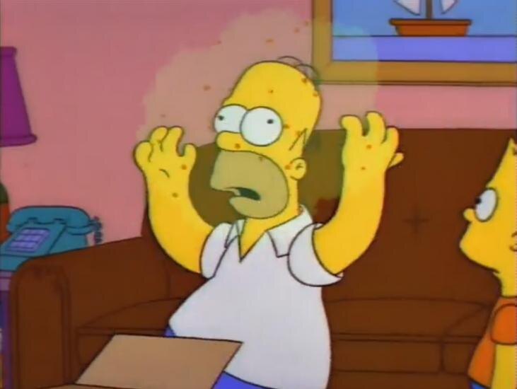 скрин из мультсериала " Симпсоны"