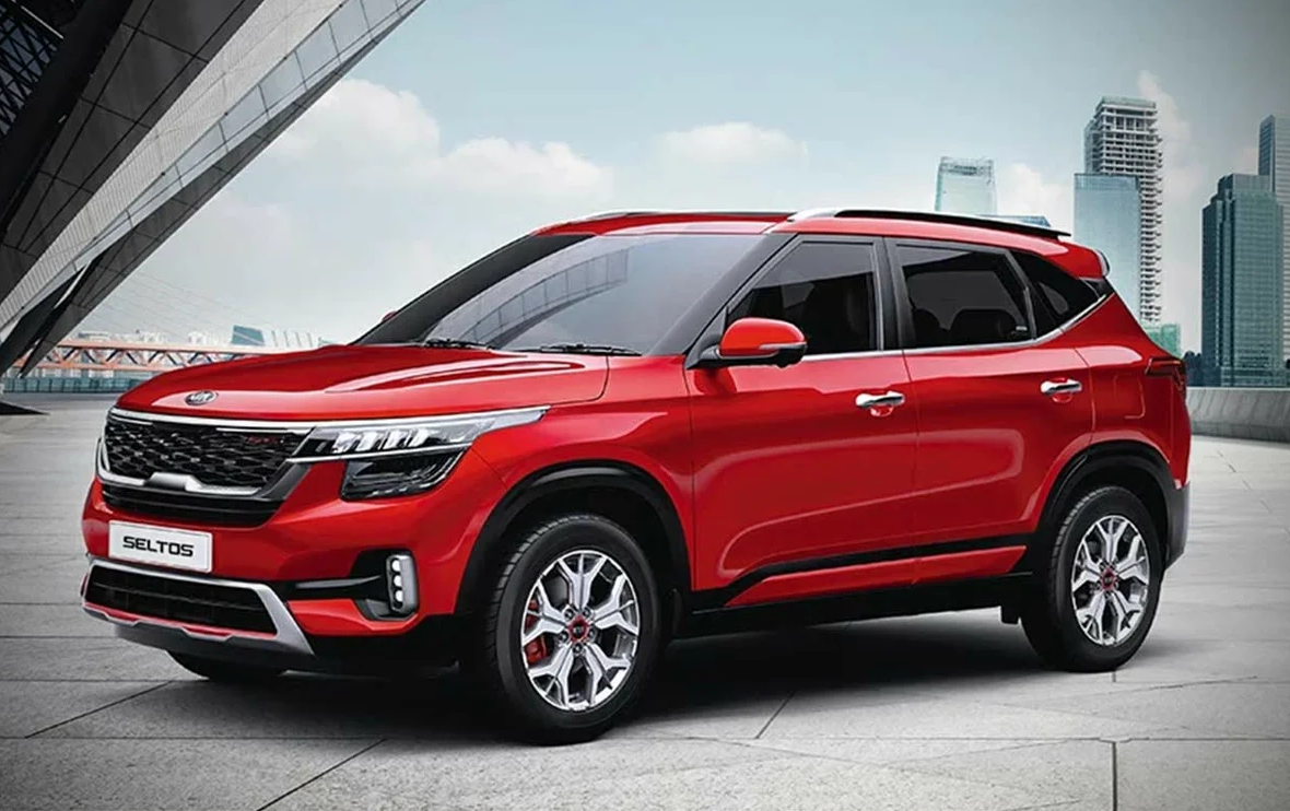 Kia Seltos красный