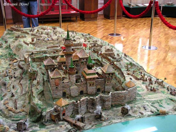 Азовский музей-заповедник. Модель турецкой крепости Азов до взятия Петром. 