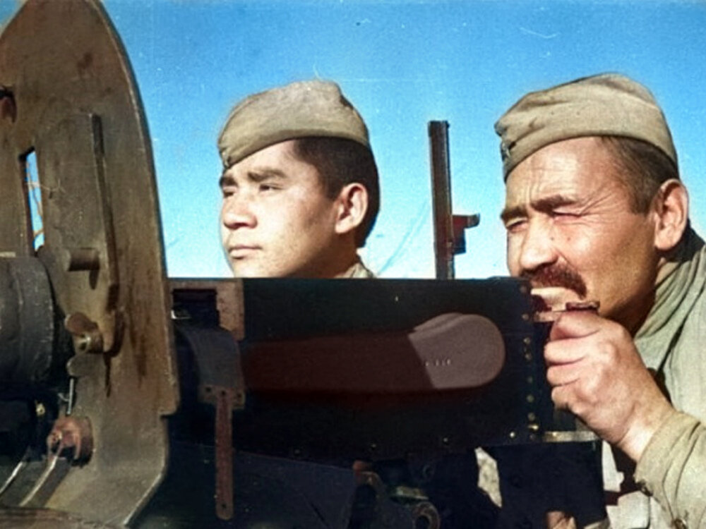 Советские узбеки в ходе обороны Москвы. Фотография использована в качестве иллюстрации.