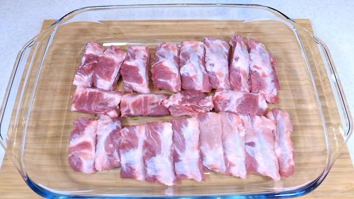 Рецепт свиных ребрышек на сковороде