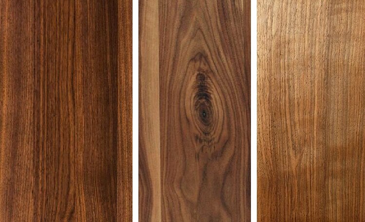 Так выглядит отделка "под ореховое дерево".