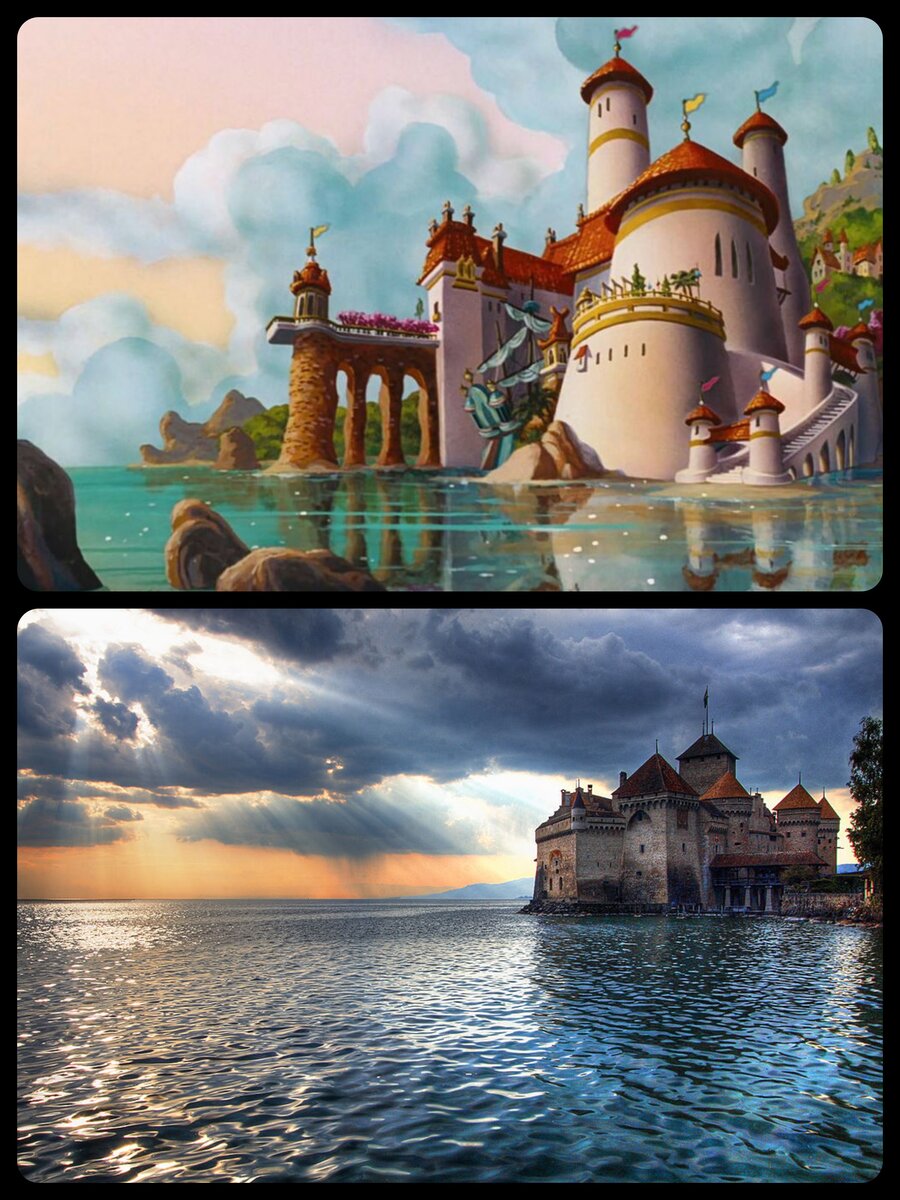 1. Замок принца Эрика 2. Замок Шильон