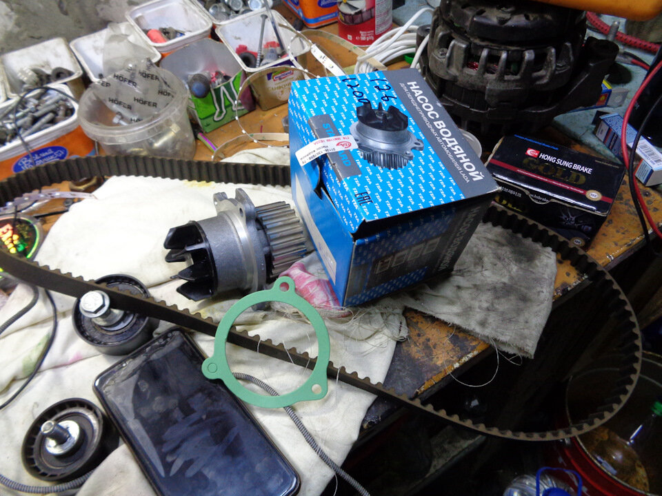 Натяжитель ремня генератора от Приоры на Гранту с кондиционером | Денис ...