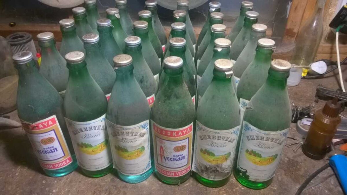 Советская водка в наше время - фото из открытых источников сети Интернет