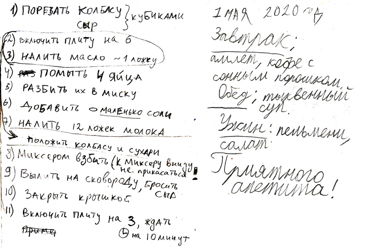 Дети первый раз сами приготовили омлет по инструкции. Показываю, что  получилось 🍳 | Последний романтик | Дзен