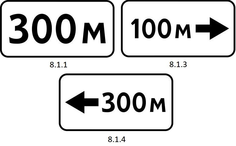 Третья 1 8. Знак 8.1.1 200м. Знаки ПДД 8.1.1. Знак 8.1.1 100 м. Знак 8.1.1 500.