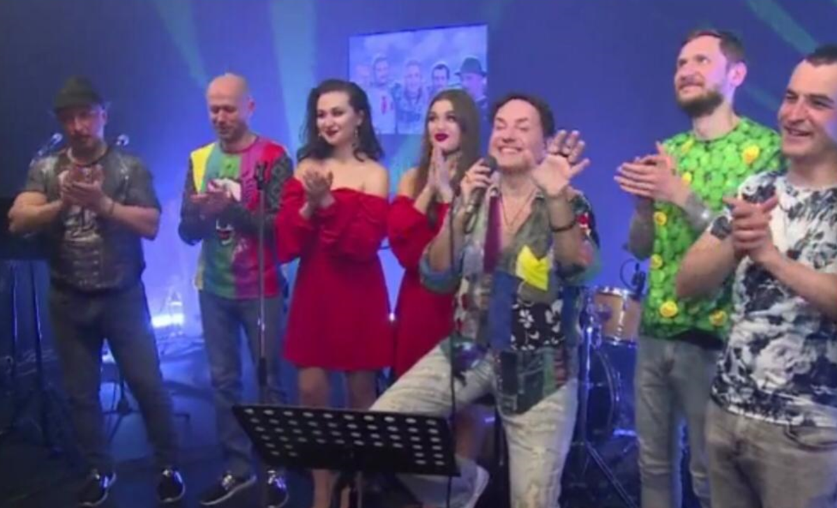 Первый онлайн-концерт Сергея Рогожина и группы PIN Код, апрель 2020 года. Фото из архива С.Рогожина