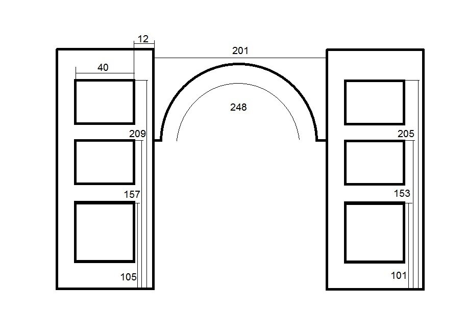 Чертеж ниши. Чертежи полуарок из гипсокартона. Чертеж арки из гипсокартона. Ниша из гипсокартона чертеж. Ниши из гипсокартона чертежи.