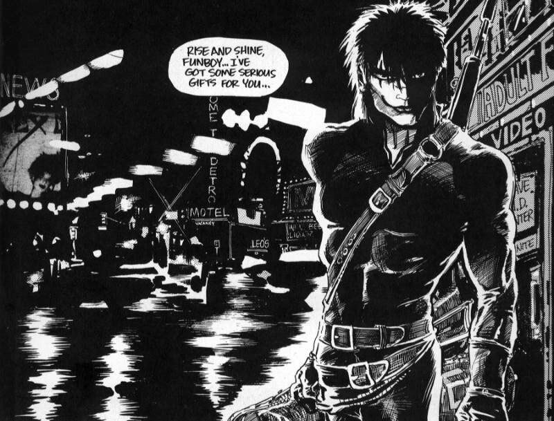 Фрагмент из комикса "Ворон"