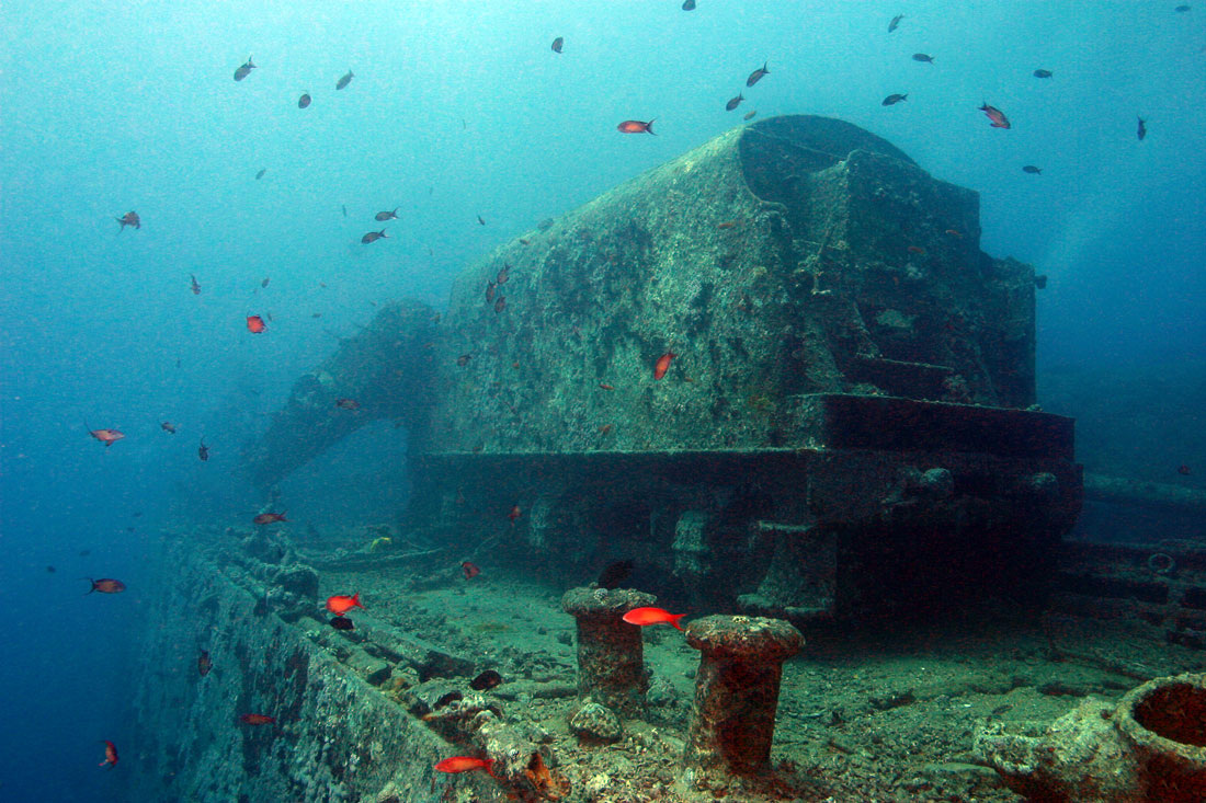 Подводное кладбище локомотивов в Нью-Джерси