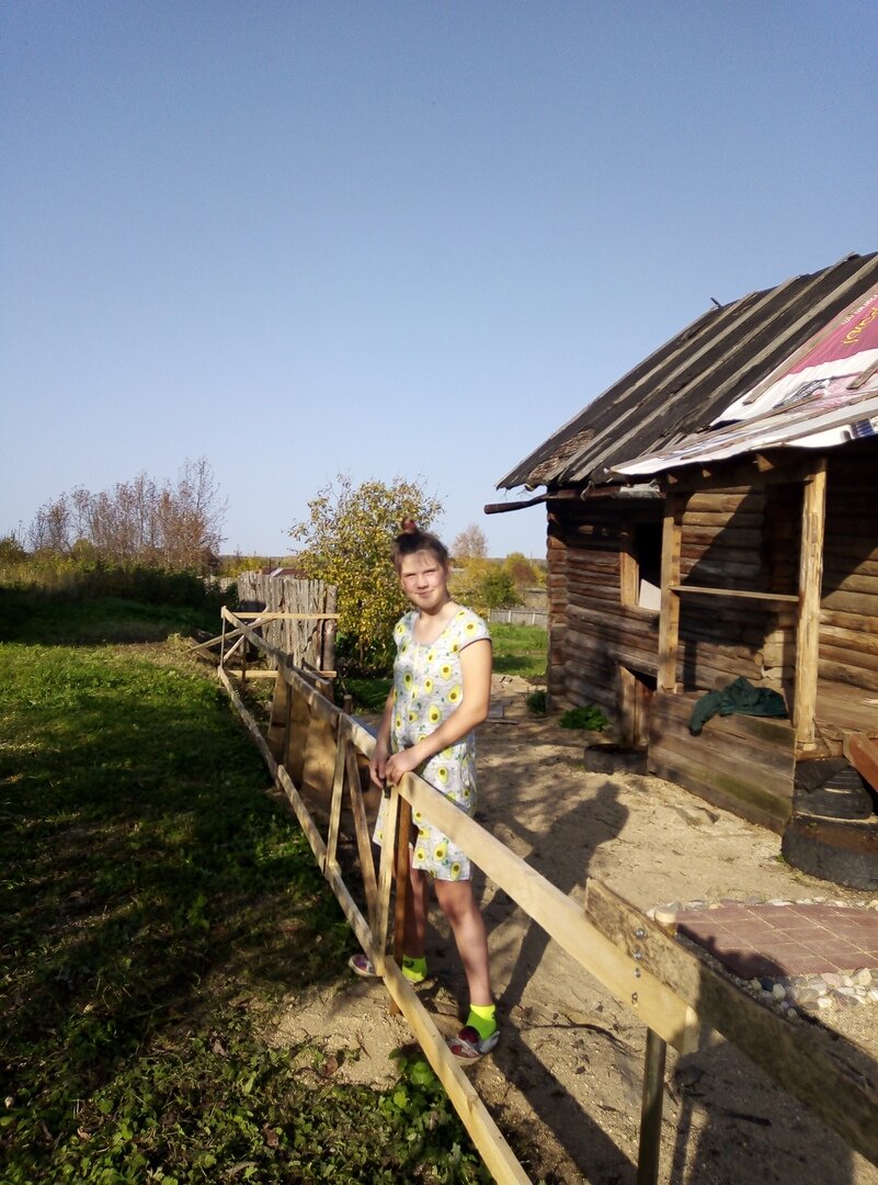 Теперь надо территорию облагораживать....