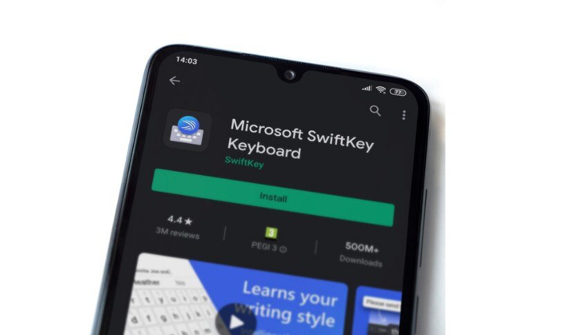 Клавиатура Swiftkey с новой функциональностью