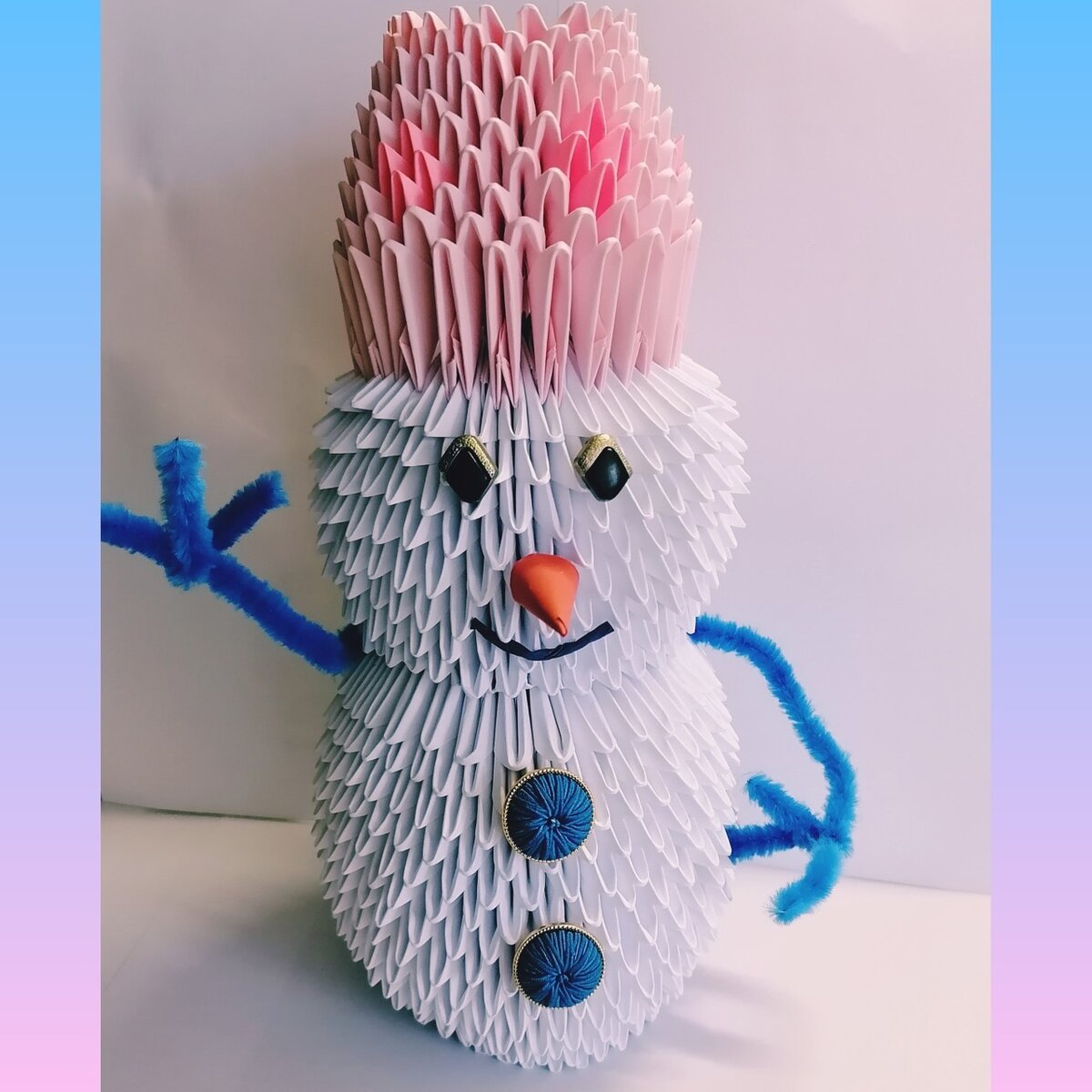 Готовый снеговик