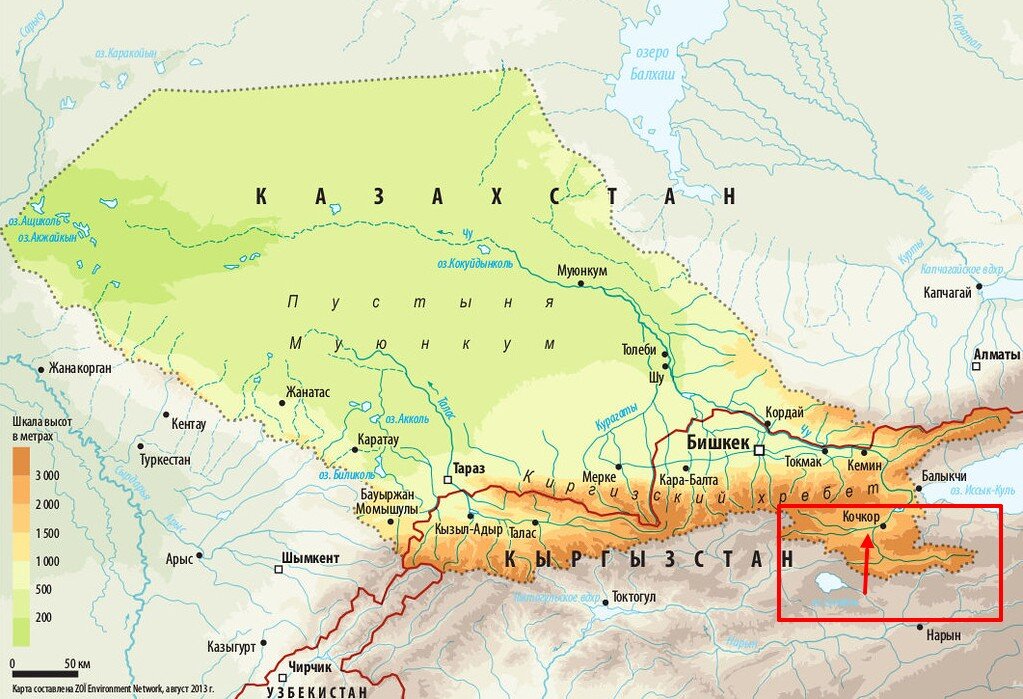 Карта города чу